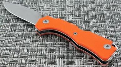 Нож складной Fantoni, Hide Folder, Tommaso Rumici Design, FAN/HIDEFdSwOr, сталь CPM-S30V, рукоять микарта, оранжевый