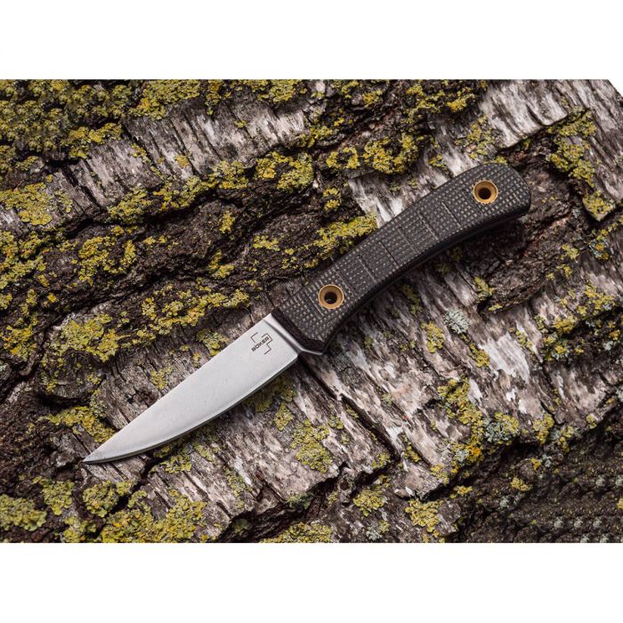 Нож с фиксированным клинком Boker Bark Beetle, сталь 1095 Carbon Steel, рукоять микарта