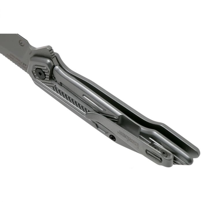 Полуавтоматический складной нож Kershaw Terran, сталь 8Cr13MoV, рукоять нержавеющая сталь