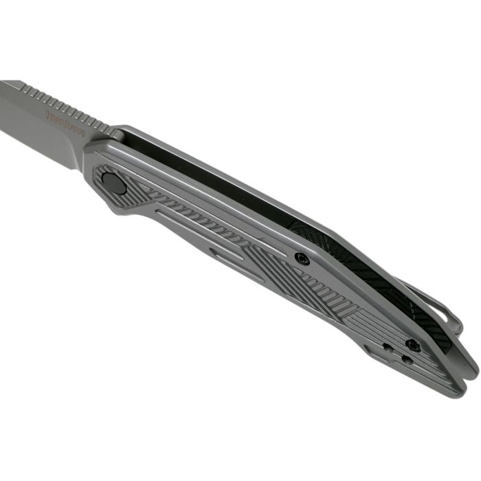 Полуавтоматический складной нож Kershaw Terran, сталь 8Cr13MoV, рукоять нержавеющая сталь