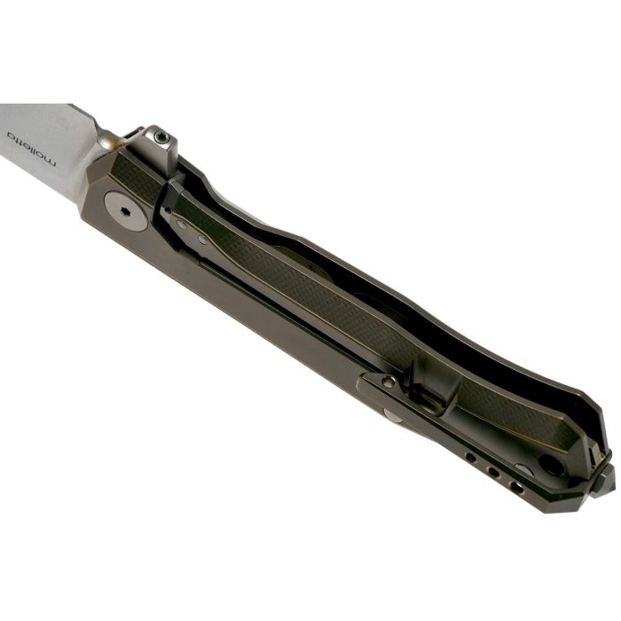 Складной нож LionSteel MT01 BR, сталь M390, рукоять Bronze titanium