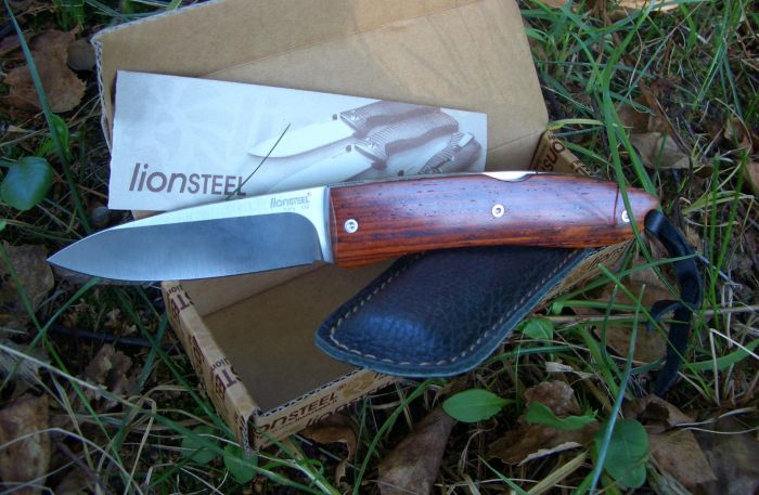 Нож складной Lionsteel Big Opera 8810 ST, сталь D2, рукоять палисандр