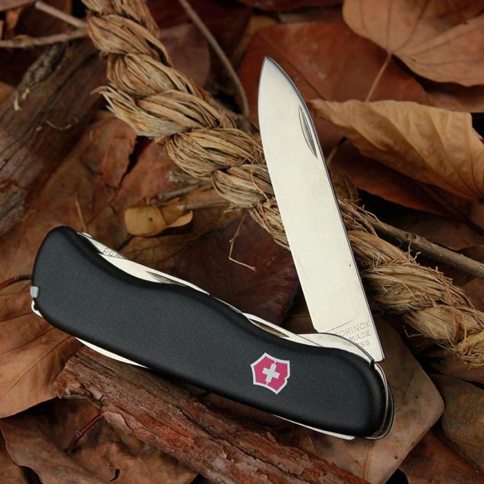 Нож перочинный Victorinox Forester, сталь X50CrMoV15, рукоять нейлон, черный